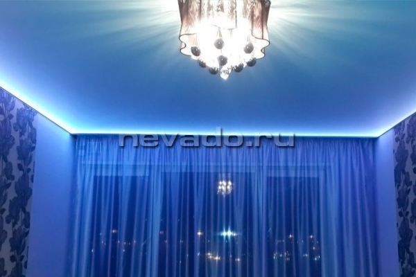 Парящие натяжные потолки