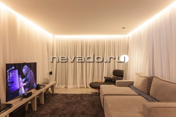 Парящие натяжные потолки