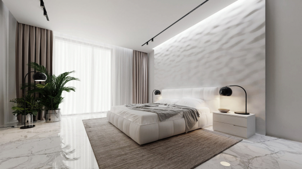 Фото ниши в потолке в спальне