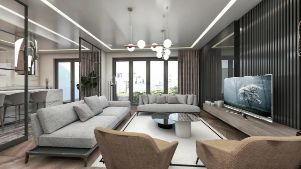 Световые линии в частном доме