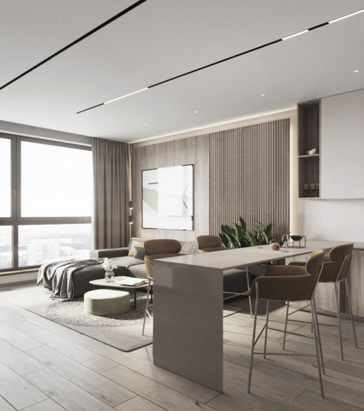 Трековые линии на потолке